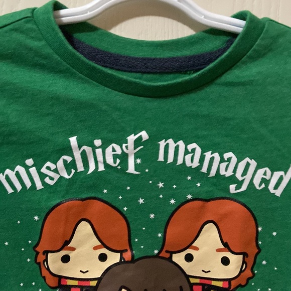 Harry Potter Green Mischief Managed Tee - Picture 2 of 7